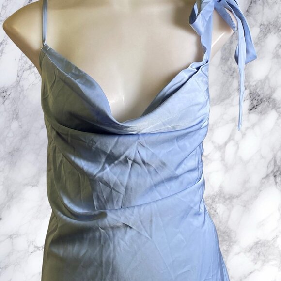 NBD Alli Mini Dress - Baby Blue - Picture 4 of 12